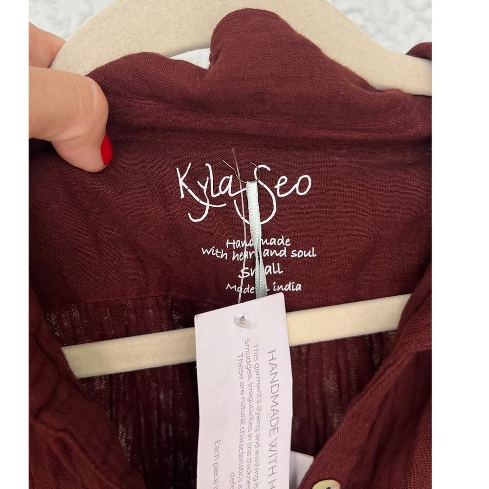 NWT Anthropologie Kyla Seo Nika Shirt Dress - Size Small - Picture 4 of 11